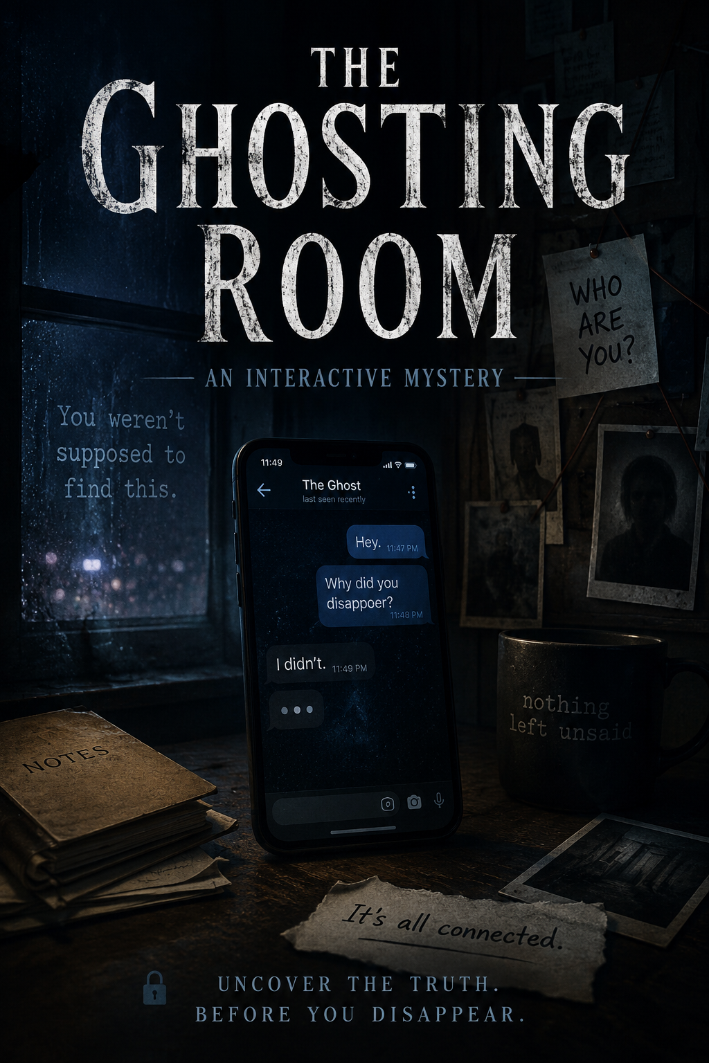 A moody preview image for The Ghosting Room
